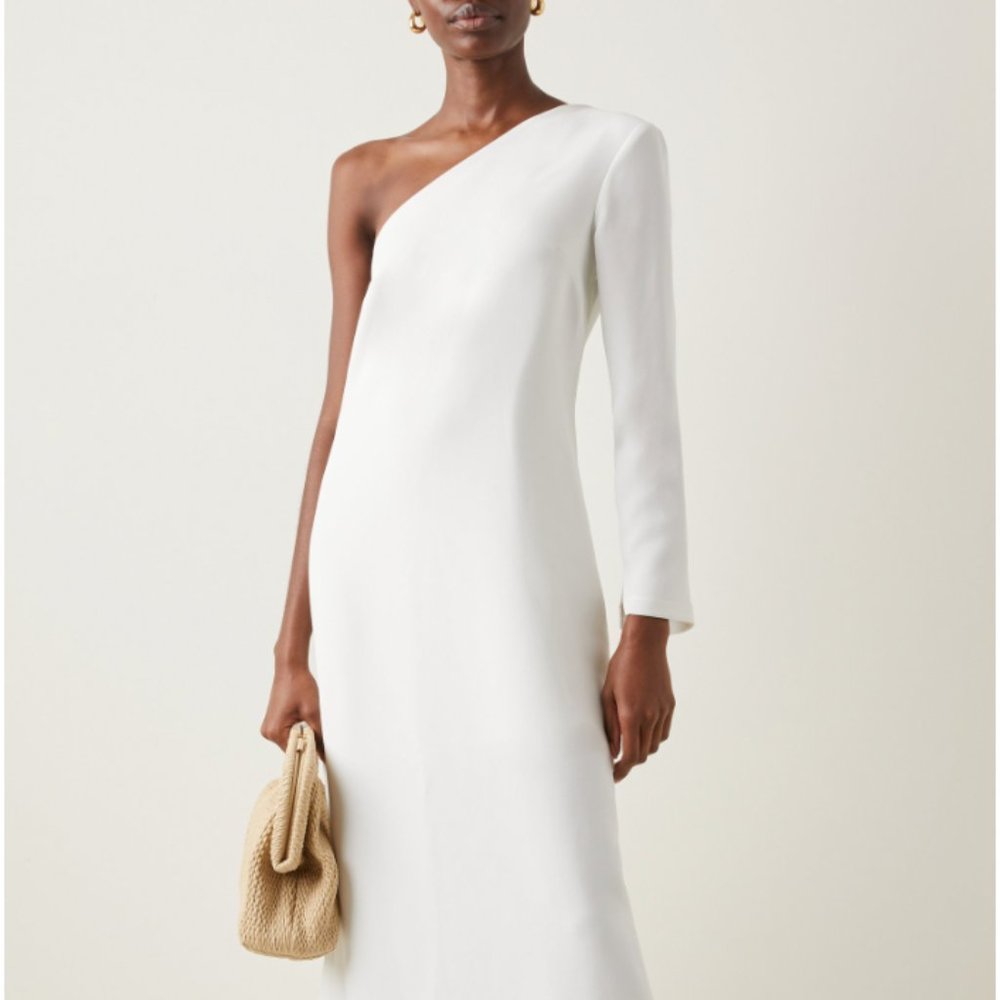 Esse Studios One-Shoulder Woven Maxi Dress